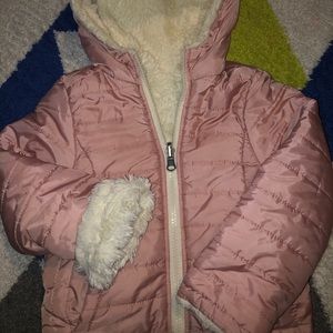 Toddler girl’s Me Jane Mini 2T reversible coat